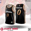 Áo Đấu Bóng Rổ Atlanta Hawks City Edition 2022/2023 - Màu Đen Sang Trọng