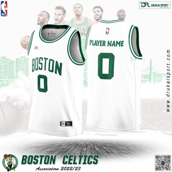 Áo đấu Boston Celtics 2022/23 trắng – Phiên bản Association Edition