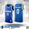 Áo Đấu NBA Dallas Mavericks City Edition 2022/23 - Xanh Lam Đậm