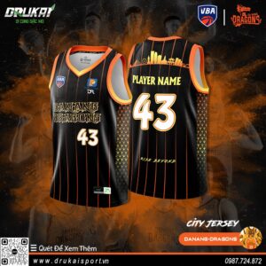 Áo đấu CLB Danang Dragons City Jersey – Đen tuyền mạnh mẽ