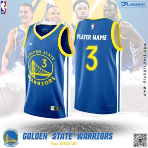 Áo đấu Golden State Warriors xanh dương đậm 2022/2023