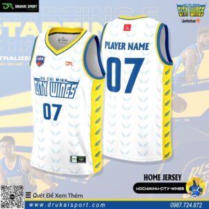Áo Thi Đấu Ho Chi Minh City Wings Màu Trắng – Mùa Giải 2023