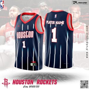 Áo Houston Rockets City Edition 2022/23 - Xanh Navy Đậm