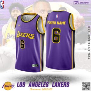 Áo Đấu Los Angeles Lakers Statement Edition 2022/23 – Tím Hoàng Gia