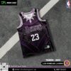 Áo Thể Thao Tank Top Los Angeles Lakers Đen Phối Tím - Cảm Hứng Black Panther