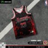 Áo Đấu Los Angeles Lakers Màu Đen Đỏ - Training Jersey Thể Thao Cá Tính