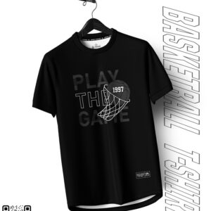 Áo Thun Bóng Rổ Đen Unisex – Play the Game 1997