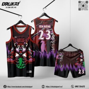 Đồng phục thể thao nam màu Đen - Tím - Đỏ rượu vang | Mẫu 180