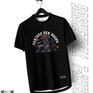 Basketball T-shirt Đen – Phong Cách Thể Thao Cá Tính