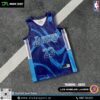 Áo Đấu Tập Lakers Màu Xanh Navy Caro - Mẫu 25