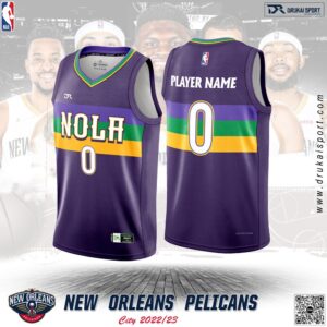Áo Đấu New Orleans Pelicans City Edition 2022/23 - Royal Purple