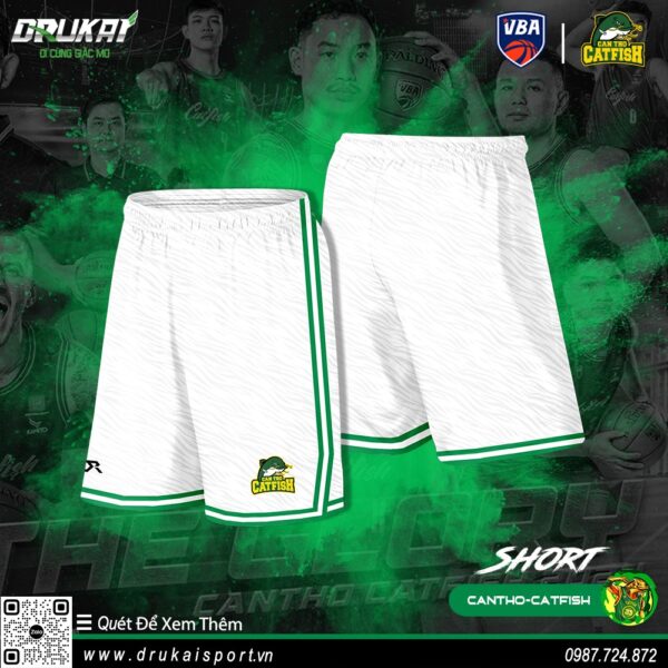 Áo Đấu Cần Thơ Catfish Away 2024 - Trắng - Ảnh 2