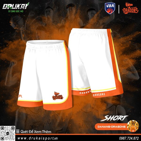 Áo Đấu Away Danang Dragons - Trắng Cam Nhiệt Huyết - Ảnh 2