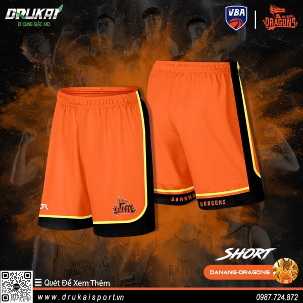Áo đấu Danang Dragons Home Jersey 2024 – Cam Đậm - Ảnh 2