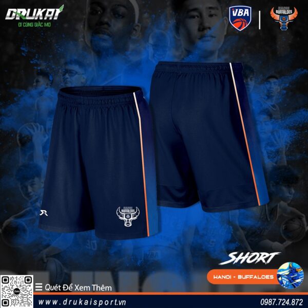 Áo Đấu Bóng Rổ Hanoi Buffaloes City Jersey 2024 - Xanh Navy - Ảnh 2