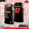 Áo Bóng Rổ Thang Long Warriors City 2023 - Đen Huyền Bí