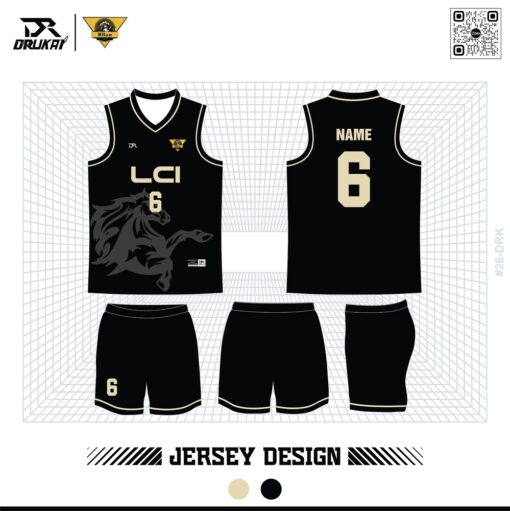 Jersey Đen Ngựa Chiến - Sức Mạnh và Phong Cách Thể Thao