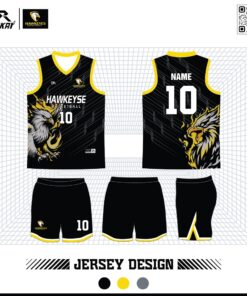 Jersey Hawkeye Basketball - Đen Năng Động