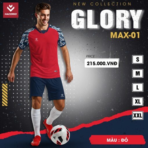 Bộ Đồ Đá Banh HACORIO GLORY MAX-01 – Trắng Đen Cá Tính - Ảnh 2