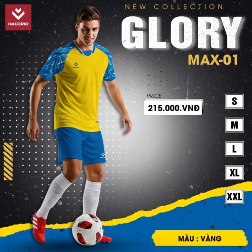 Bộ Đồ Đá Banh HACORIO GLORY MAX-01 – Trắng Đen Cá Tính - Ảnh 4