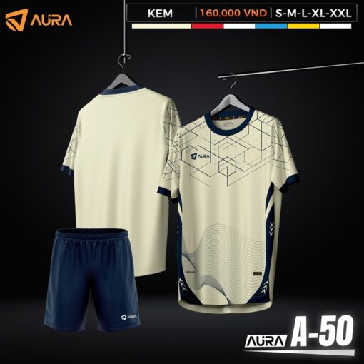 Áo Bóng Đá AURA A-50 Màu Trắng Đỏ Đô – Mạnh Mẽ và Lịch Lãm - Ảnh 3