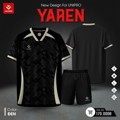 Bộ đồ thể thao YAREN UNI-02 màu kem - HACORIO - Ảnh 2
