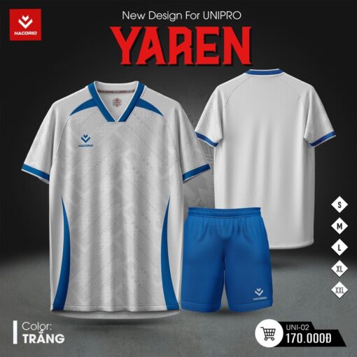 Bộ đồ thể thao YAREN UNI-02 màu kem - HACORIO - Ảnh 3