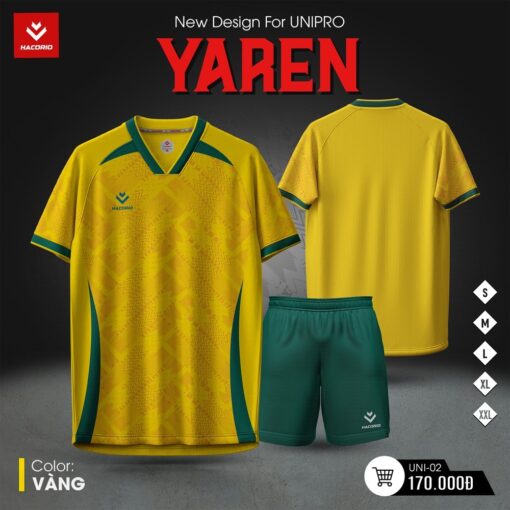 Bộ đồ thể thao YAREN UNI-02 màu kem - HACORIO - Ảnh 4