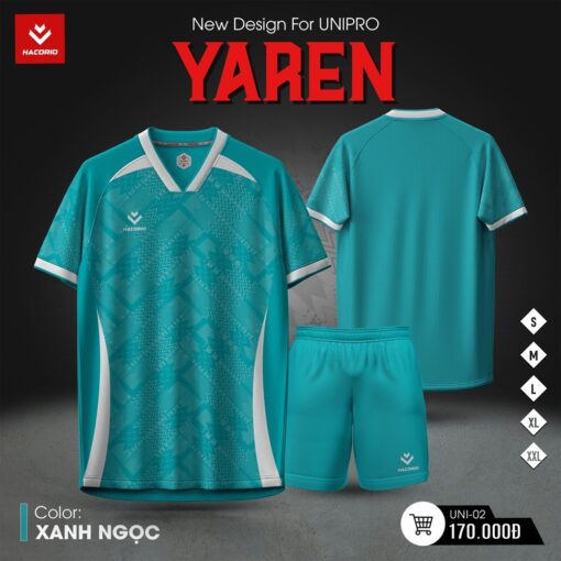 Bộ đồ thể thao YAREN UNI-02 màu kem - HACORIO - Ảnh 6