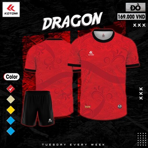 Áo Bóng Đá Dragon - Xanh Chuối | Kotomi - Ảnh 5