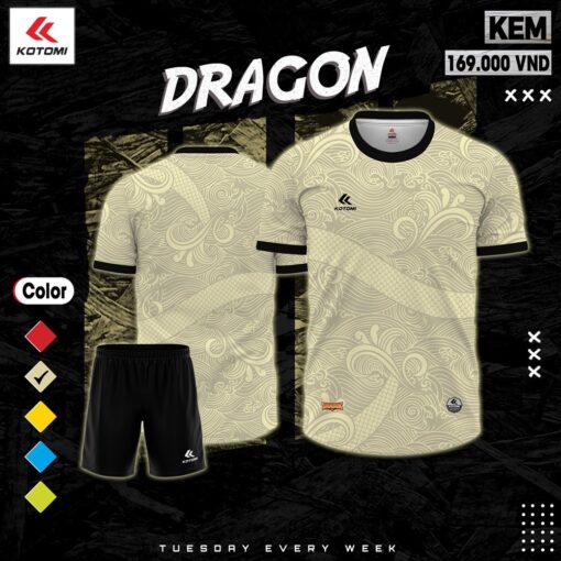 Áo Bóng Đá Dragon - Xanh Chuối | Kotomi - Ảnh 4