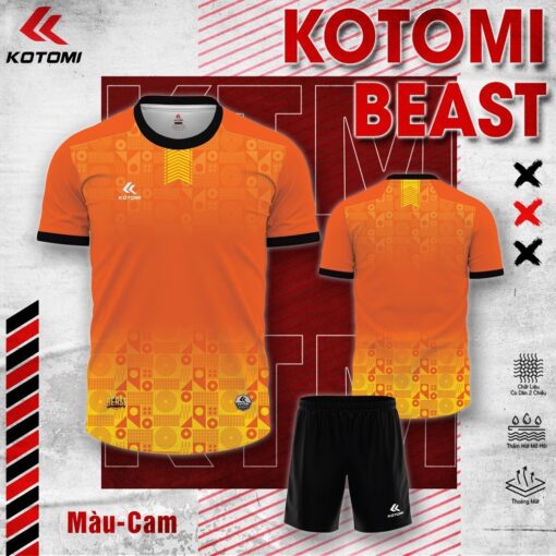 Bộ Quần Áo Thể Thao KOTOMI BEAST - Màu Cam Năng Động