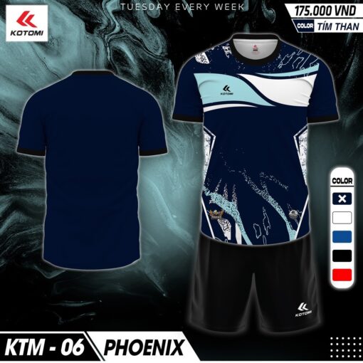 Áo Không Logo KOTOMI 06 - Đen Vàng Phoenix Đẳng Cấp - Ảnh 3