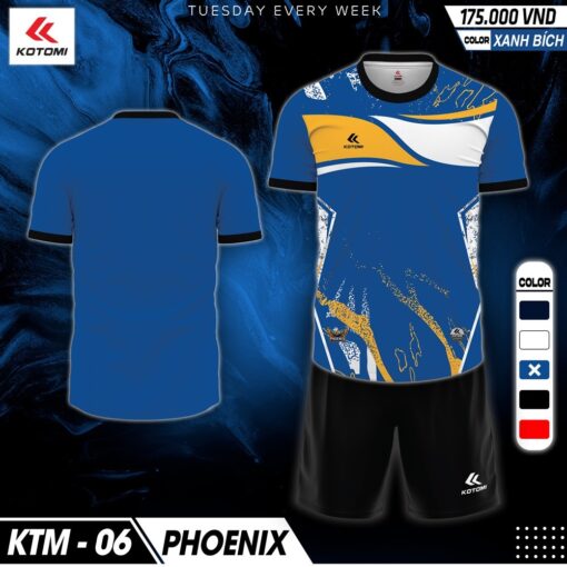 Áo Không Logo KOTOMI 06 - Đen Vàng Phoenix Đẳng Cấp - Ảnh 5