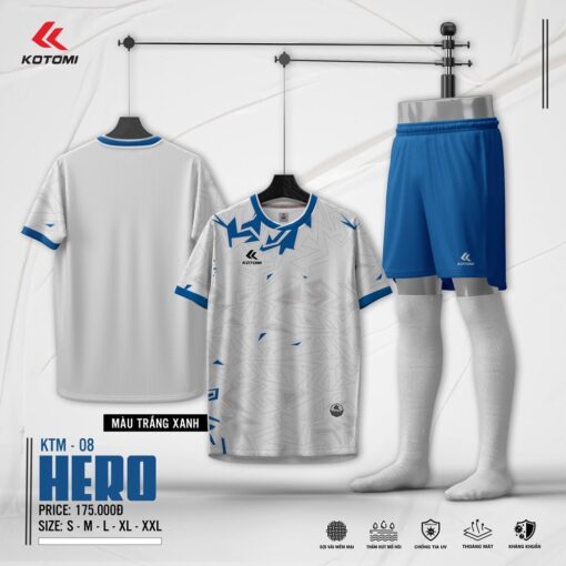 Áo bóng đá Kotomi KTM-08 HERO – Màu tím than đẳng cấp - Ảnh 4