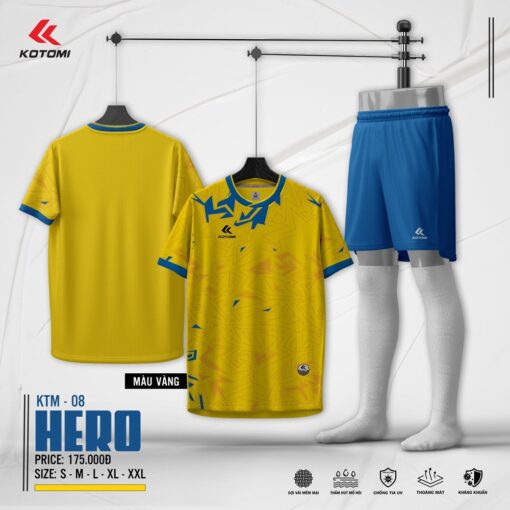 Áo bóng đá Kotomi KTM-08 HERO – Màu tím than đẳng cấp - Ảnh 5