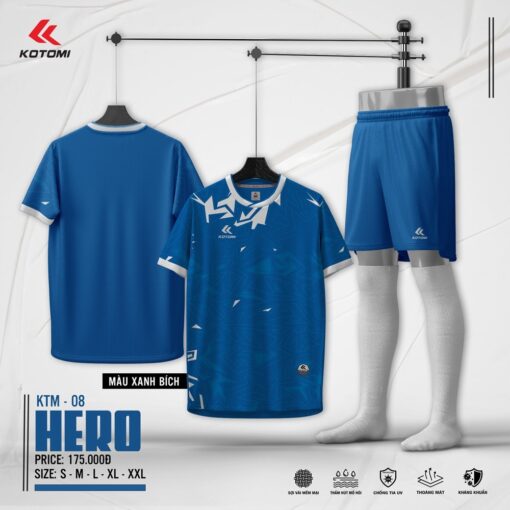 Áo bóng đá Kotomi KTM-08 HERO – Màu tím than đẳng cấp - Ảnh 6