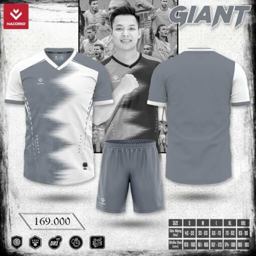 Áo Thể Thao Không Logo RIO-03 Màu Xanh Dương Trắng - Ảnh 4