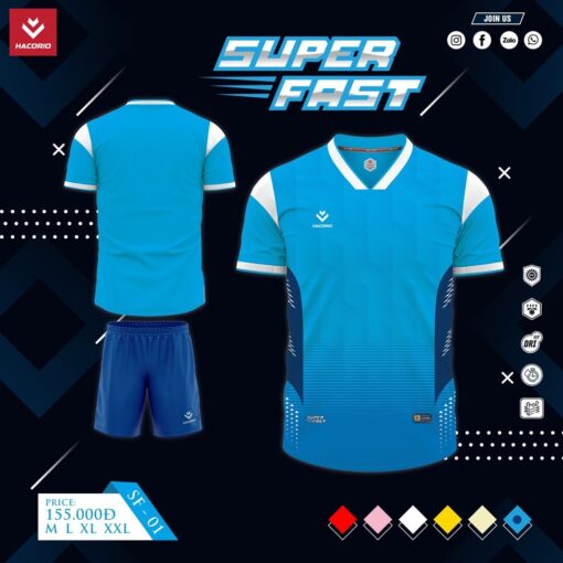Áo Thể Thao SUPER FAST – SF 01 Tông Kem Sữa Đỏ Đô - Ảnh 6