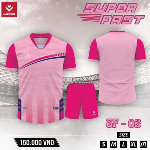 Áo Không Logo Super Fast SF-03 Xanh Dương - Thiết Kế Năng Động, Vượt Trội - Ảnh 4