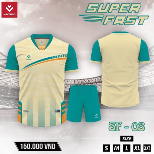 Áo Không Logo Super Fast SF-03 Xanh Dương - Thiết Kế Năng Động, Vượt Trội - Ảnh 5