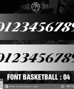 Font Basketball 04 – Màu Đen Trắng Xám Đầy Mạnh Mẽ Cho Thiết Kế Thể Thao
