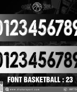 Font Basketball 23 - Thiết Kế Monochrome Đậm Chất Thể Thao