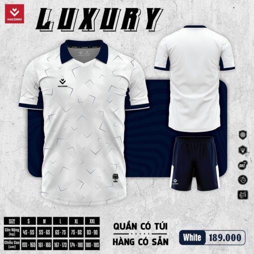 Bộ Thể Thao HACORIO-04 Màu Vàng Luxury, Co Giãn Cao Cấp - Ảnh 3