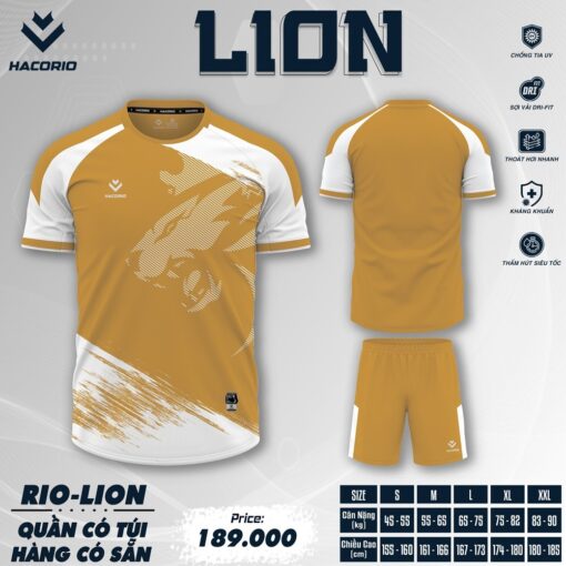 Bộ Đồ Thể Thao HACORIO LION Trắng Đen - Ảnh 4