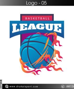 Logo BASKETBALL LEAGUE - Xanh Dương Năng Động & Nhiệt Huyết