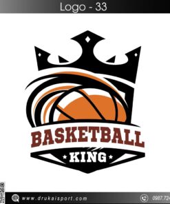 Logo BASKETBALL KING - Đậm chất thể thao, quyền lực nam tính
