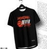 Áo Thun Thể Thao Đen Basketball Never Stop - Màu Đen Cá Tính