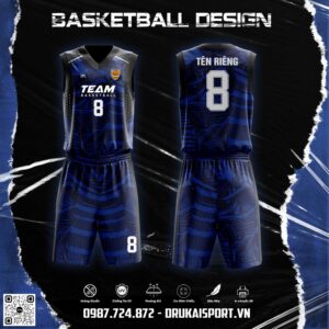 Bộ Đồ Bóng Rổ Nam Xanh Navy - Mẫu 81