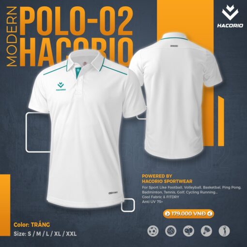 Áo Polo Nam Hacorio POLO-02 - Tím Than Sang Trọng Nổi Bật - Ảnh 5